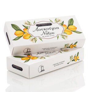 Λουκούµια Νάξου µε άρωµα κίτρου µε αµύγδαλο