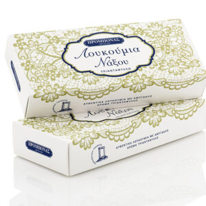 Λουκούµια Νάξου τριαντάφυλλο µε αµύγδαλο